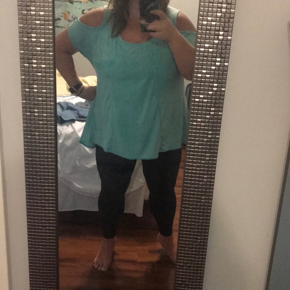 Torrid cold shoulder high lo tunic